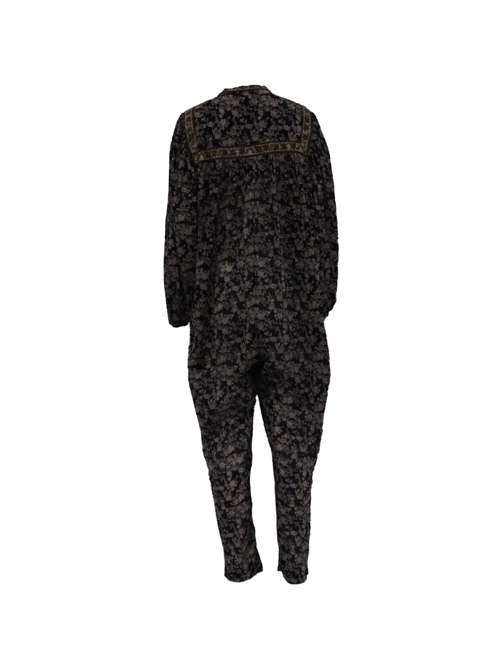 floral-print jumpsuit
