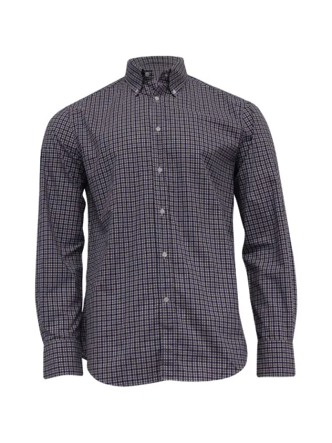 Brunello Cucinelli Vintage check-pattern buttoned shirt