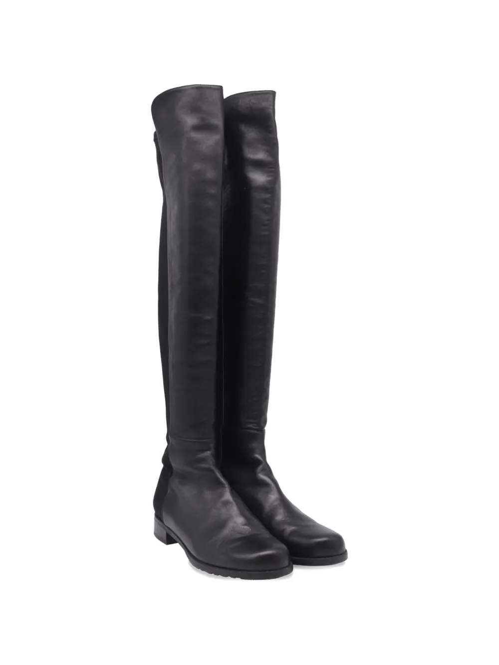 Stuart Weitzman 5050 knee-high leather boots - Zwart