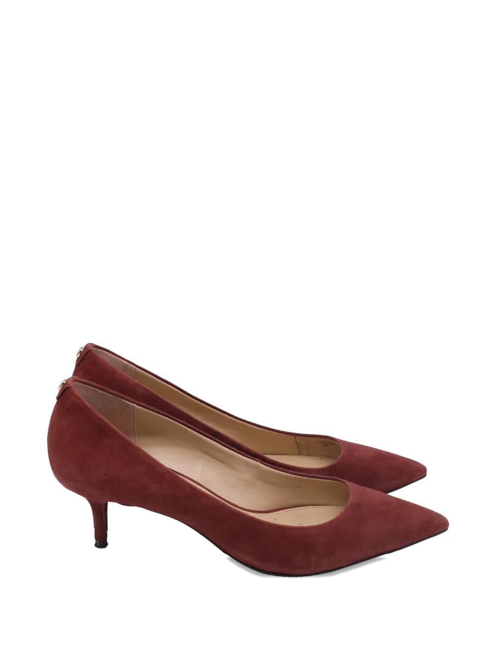 Michael Kors Vintage pointed suede pumps - Rosso