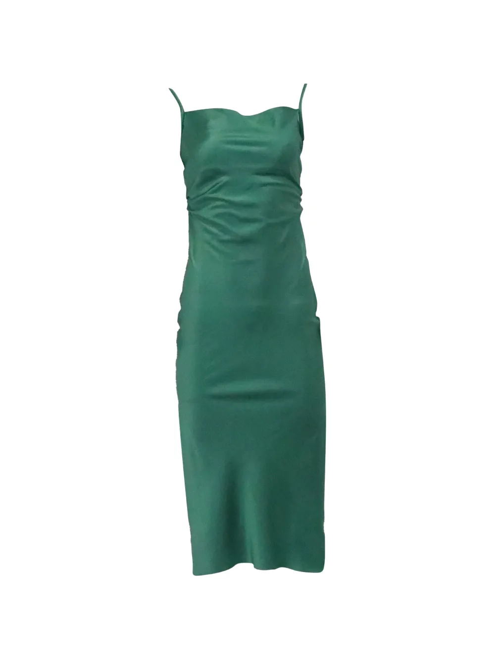 Nanushka square-neck midi dress - Verde