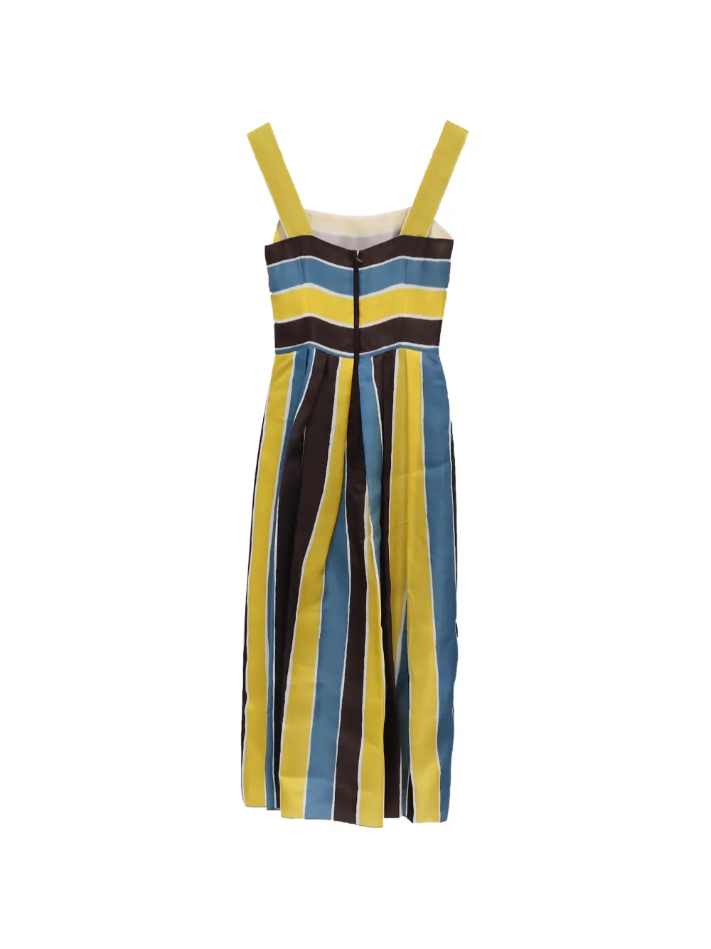 Dolce & Gabbana Pre-Owned striped dress - Geel