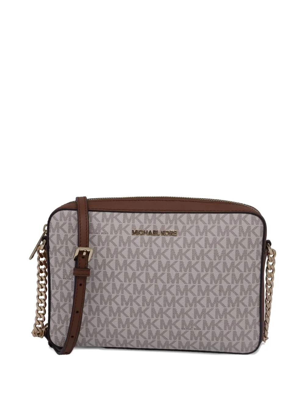 Michael Kors Vintage logo chain crossbody bag - Toni neutri