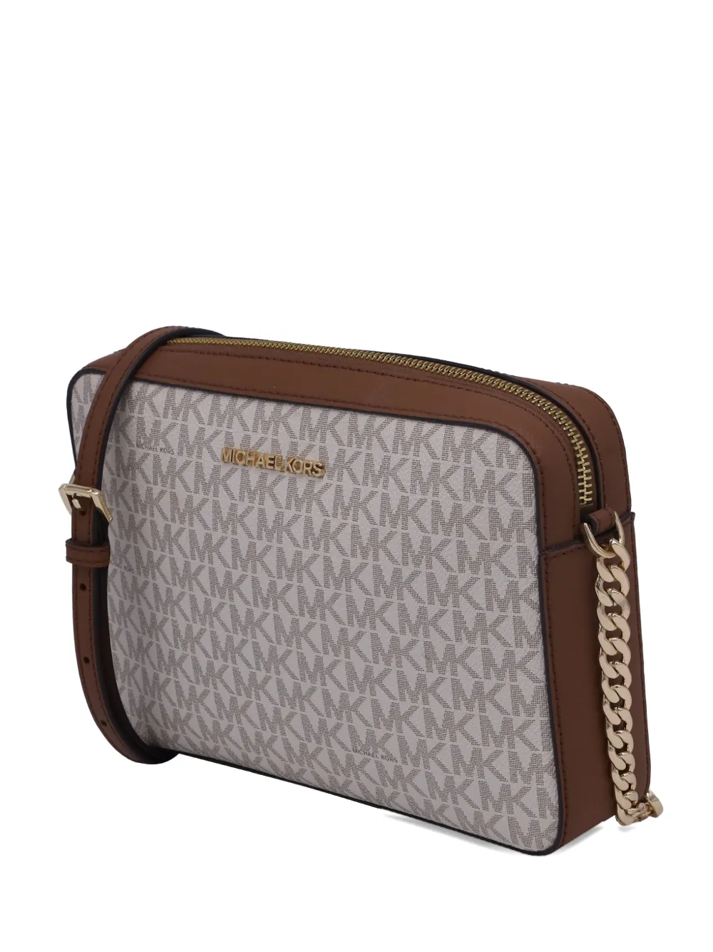 Michael Kors Vintage logo chain crossbody bag - Toni neutri