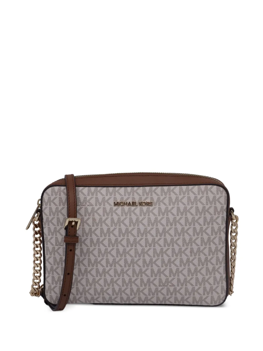 Michael Kors Vintage logo chain crossbody bag - Toni neutri