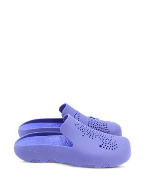 Burberry Pre-Owned Stingray perforated clogs