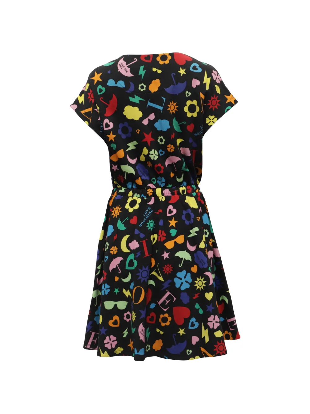 Moschino Pre-Owned printed mini dress - Zwart