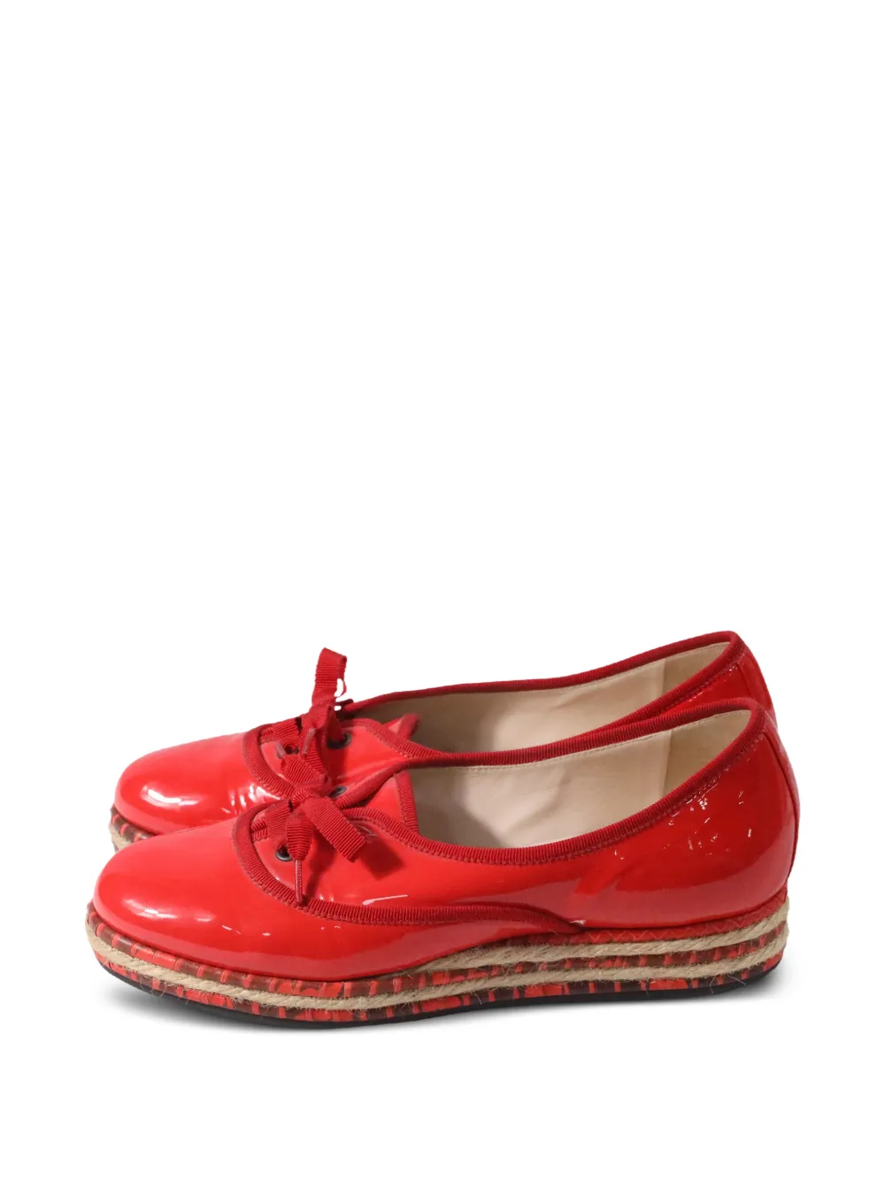 Espadrille Ribbon Ballet Flats