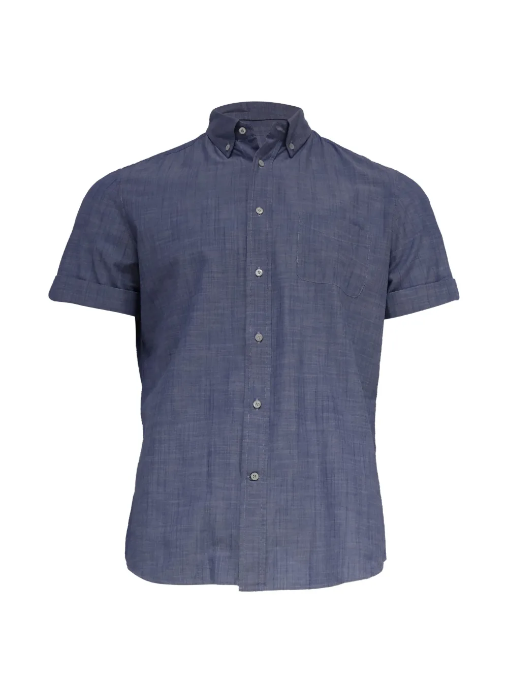 Brunello Cucinelli Vintage chest-pocket button-down shirt - Blu