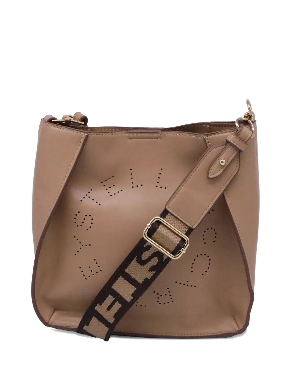 Stella McCartney Pre-Owned perforated logo shoulder bag - Toni neutri