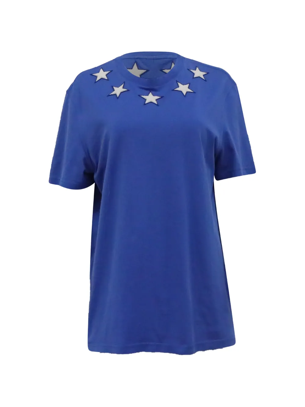 Givenchy Pre-Owned star-embroidered T-shirt - Blau
