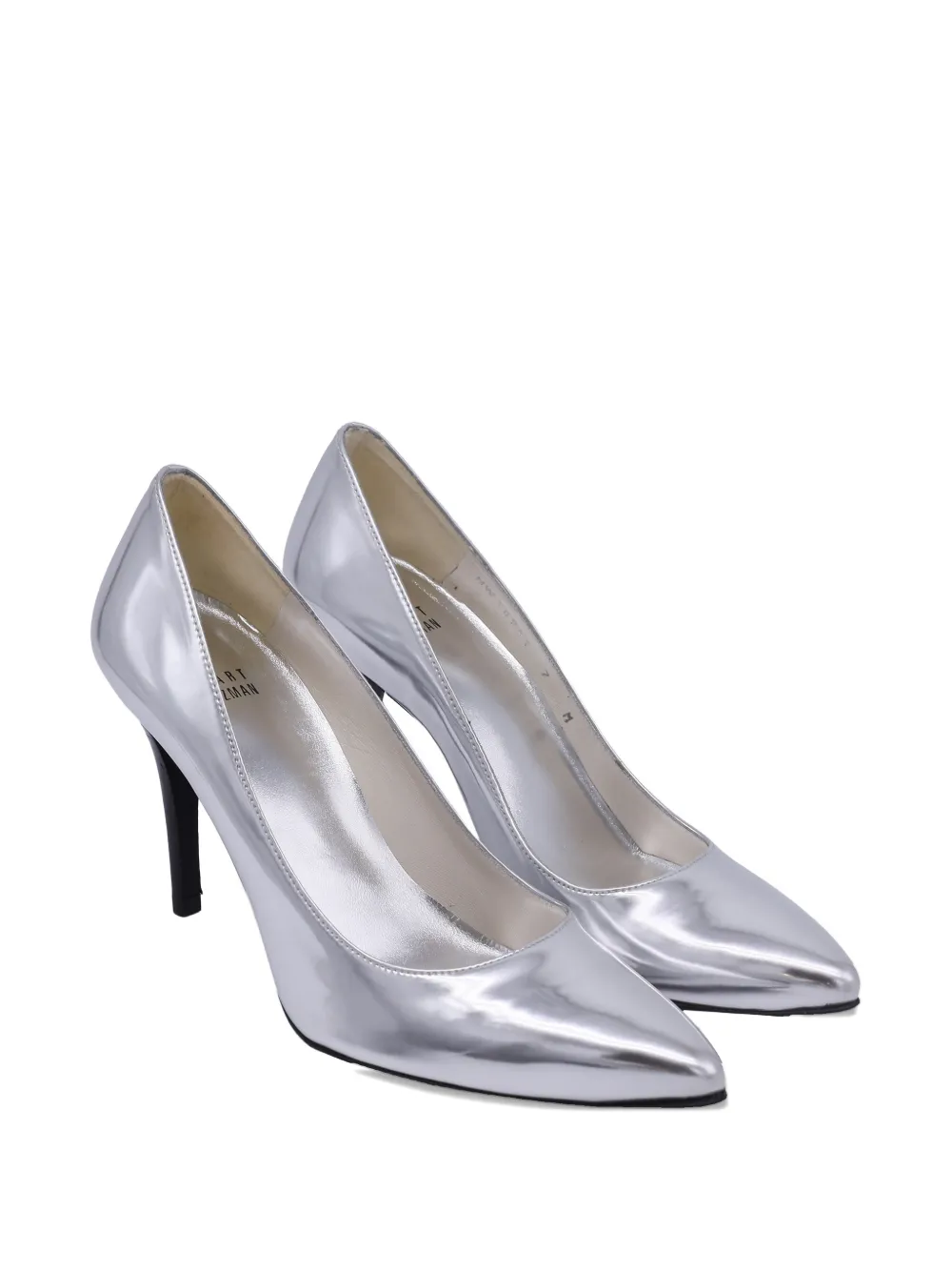 Stuart Weitzman pointed-toe pumps - Zilver