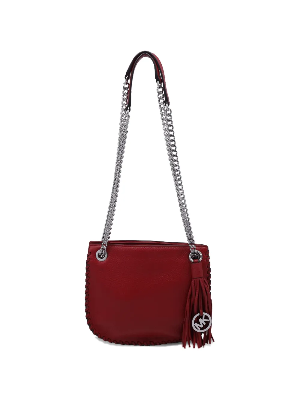 Michael Kors Vintage chain whipstitch shoulder bag - Rosso