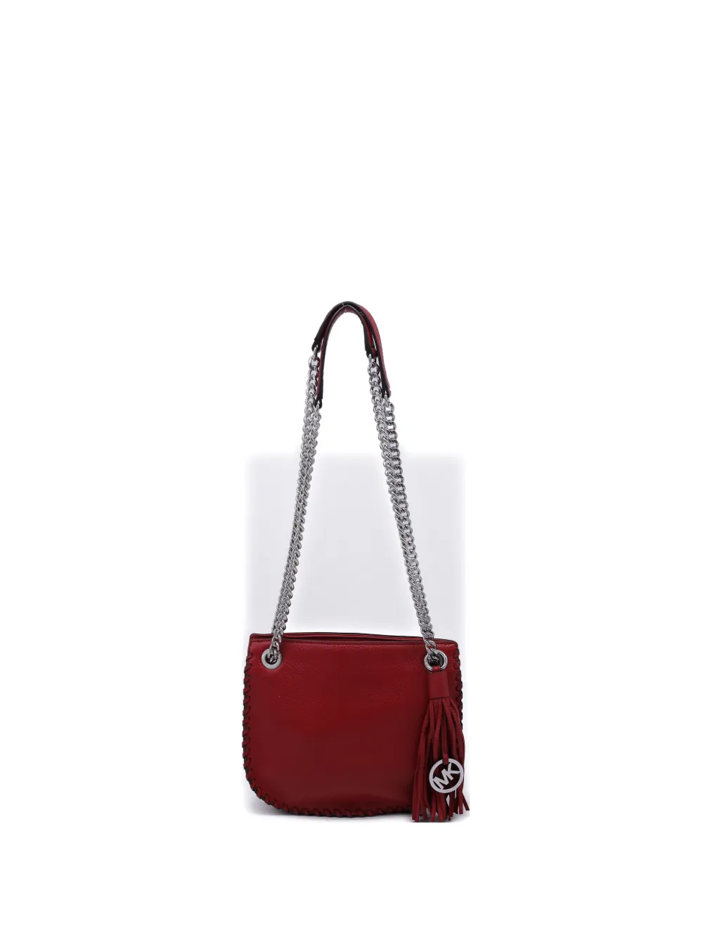 Michael Kors Vintage chain whipstitch shoulder bag - Rosso