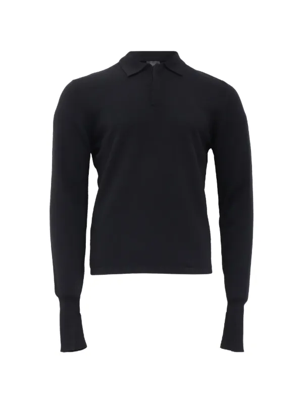 Christian Dior Pre-Owned long-sleeve Polo Shirt | Black | FARFETCH