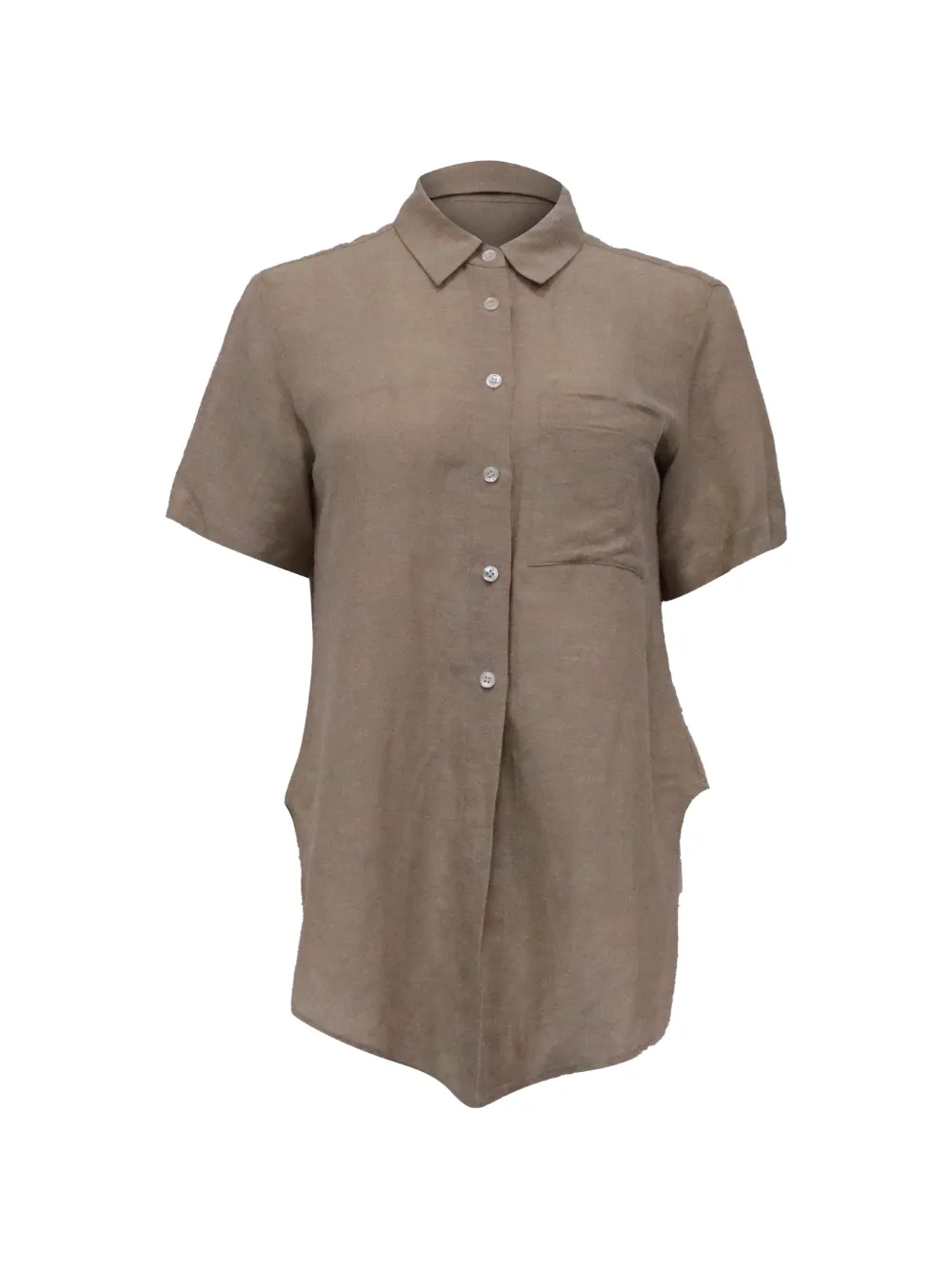 Theory tie-front button-down shirt - Toni neutri