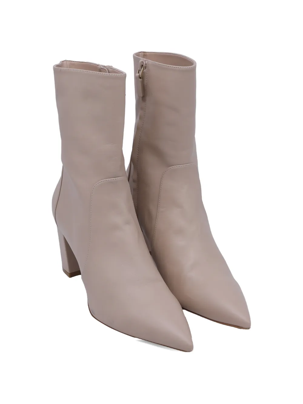 Stuart Weitzman pointed-toe ankle boots - Beige