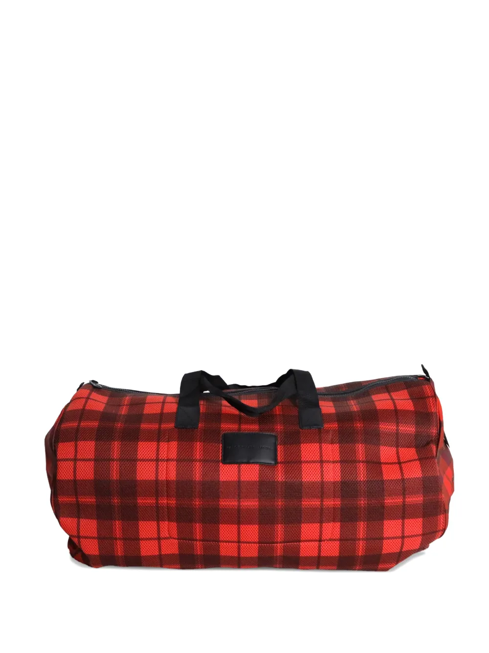 Marc Jacobs Vintage plaid-pattern duffle bag - Rosso