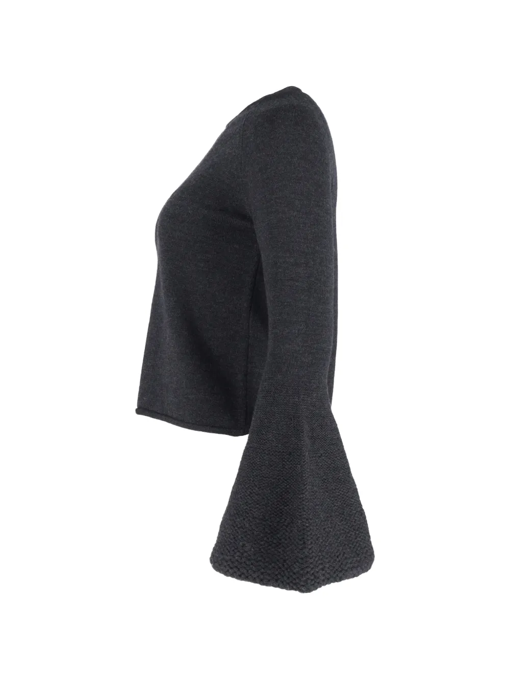  Co Flared-sleeves Wool Sweater - Grey 