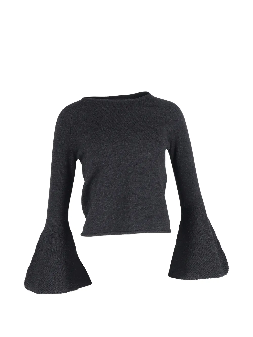 Co flared-sleeves wool sweater - Grigio