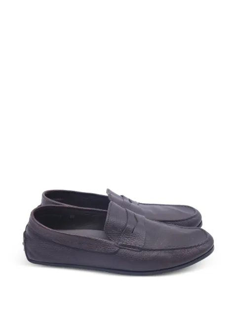 Tod's Vintage leather penny loafers
