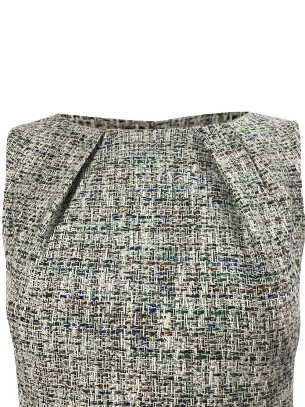 Tweed Sleeveless Mini Dress