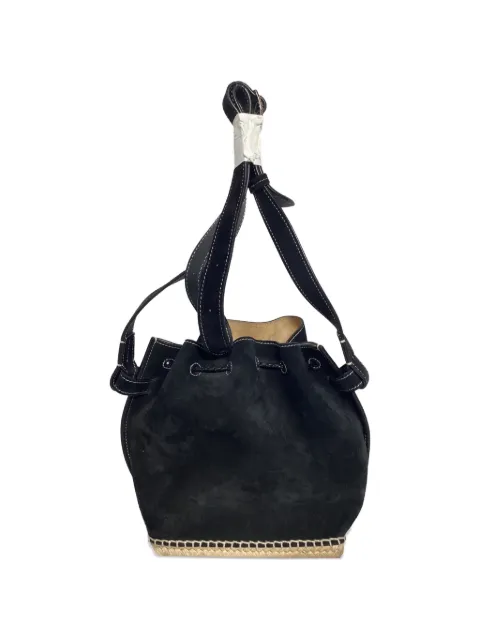 Altuzarra drawstring suede bucket bag