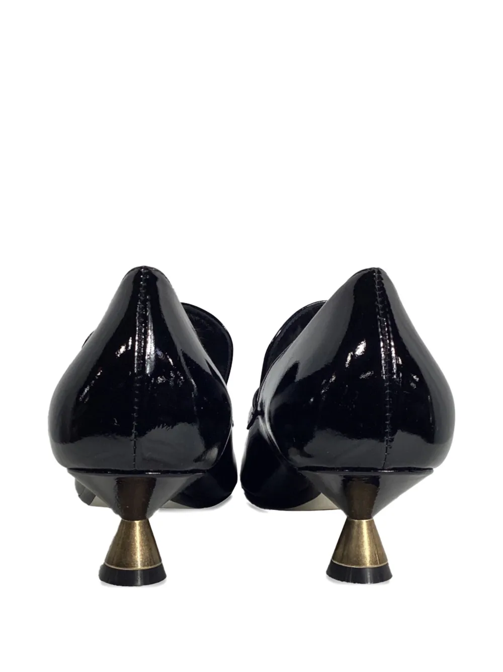 KHAITE King point-toe loafers - Zwart