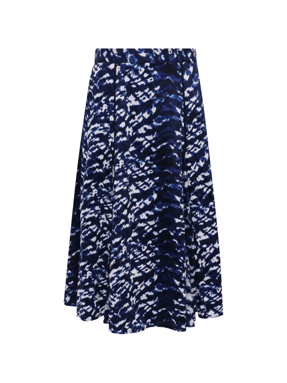 Diane Von Furstenberg Vintage tie-dye midi skirt - Blu