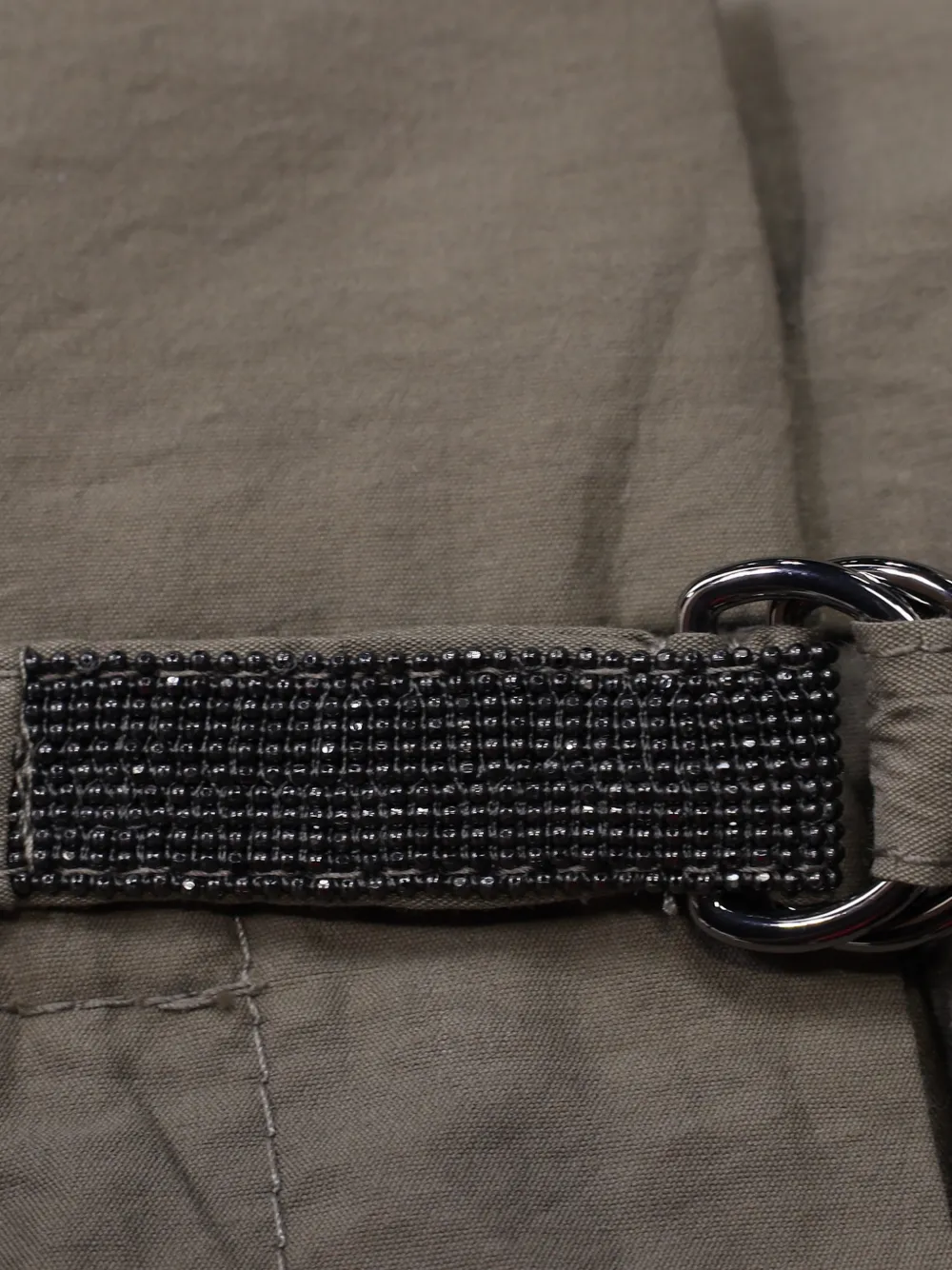 Brunello Cucinelli Vintage pleated belted trousers - Groen