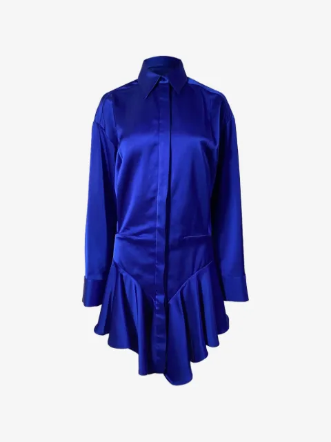 The Attico Hemdkleid mit Falten