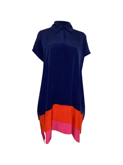 Diane Von Furstenberg Vintage layered shirt mini dress