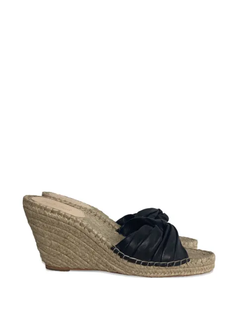 Loeffler Randall knotted wedge sandals