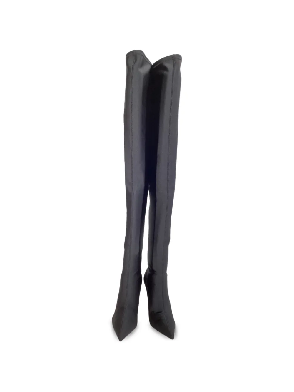 Stiletto-Heel Thigh-High Boots