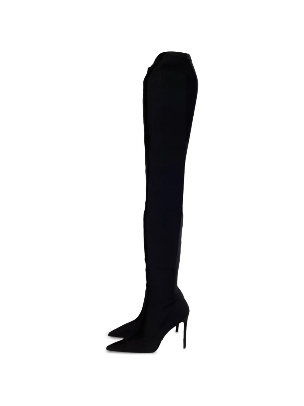 Stiletto-Heel Thigh-High Boots