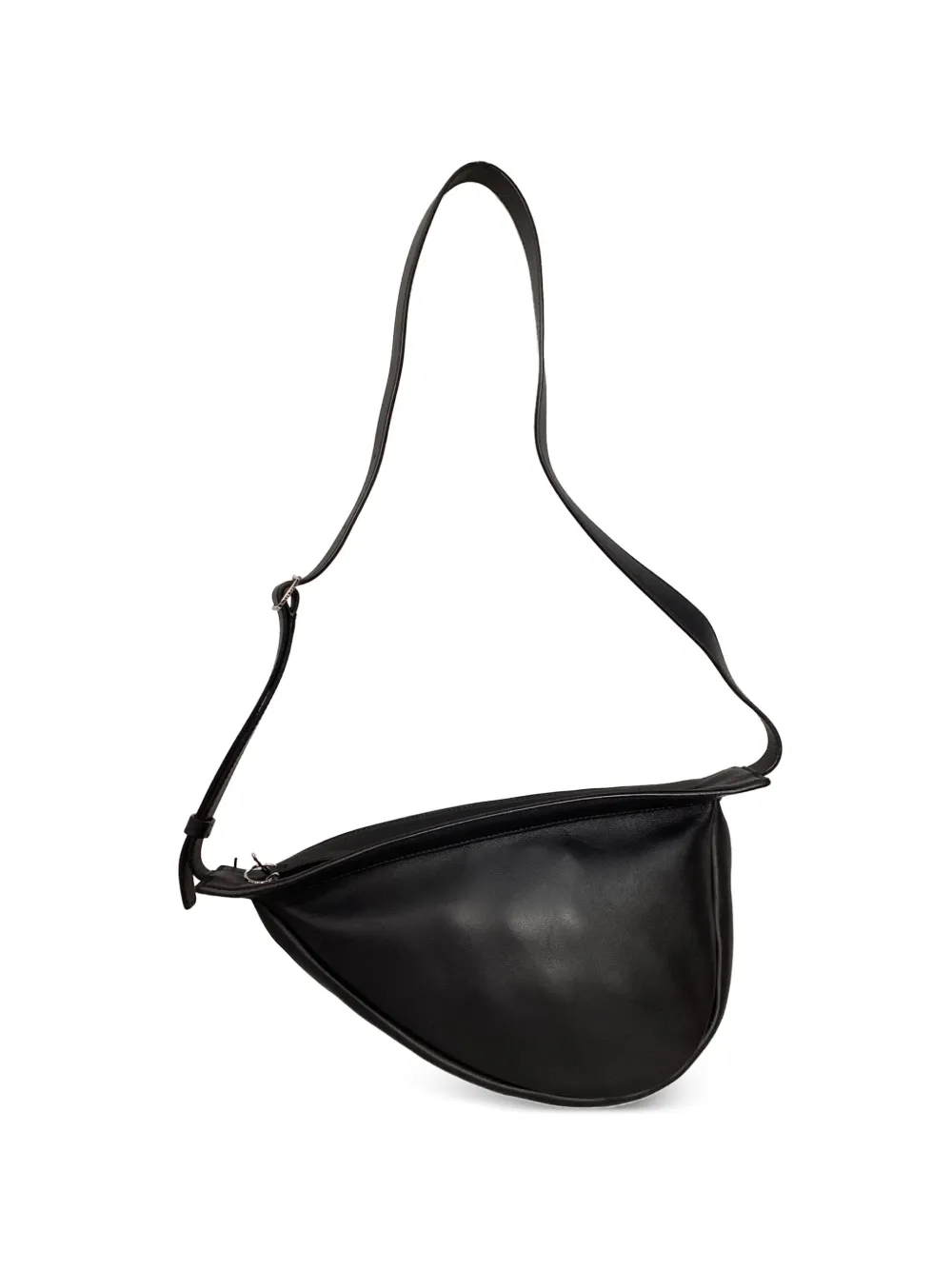 The Row Pre-Owned adjustable leather shoulder bag - Nero