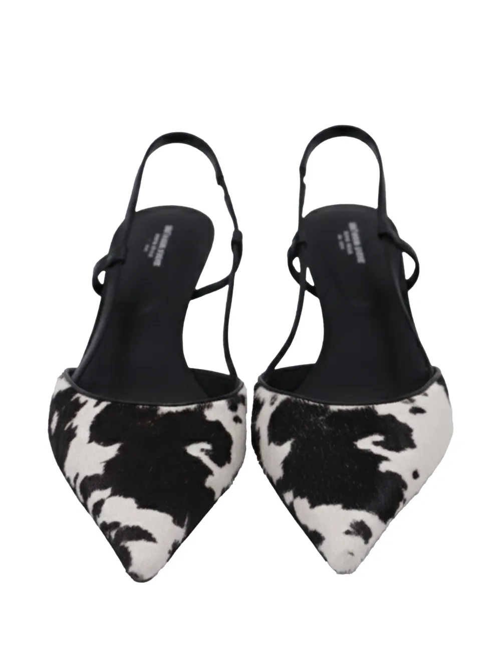 Michael Kors Vintage Hallie calf-hair heeled pumps - Wit