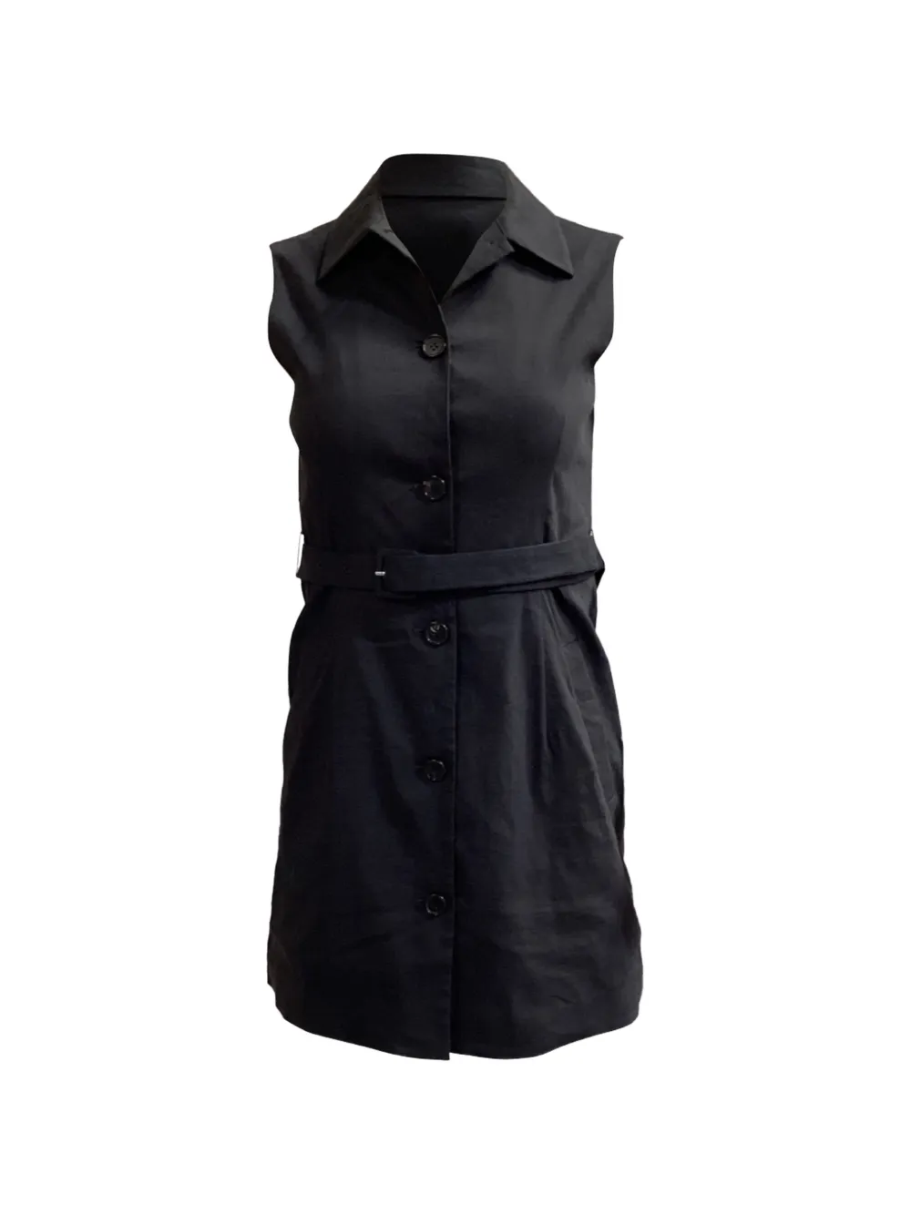 Theory Mini pleated shirtdress - Nero