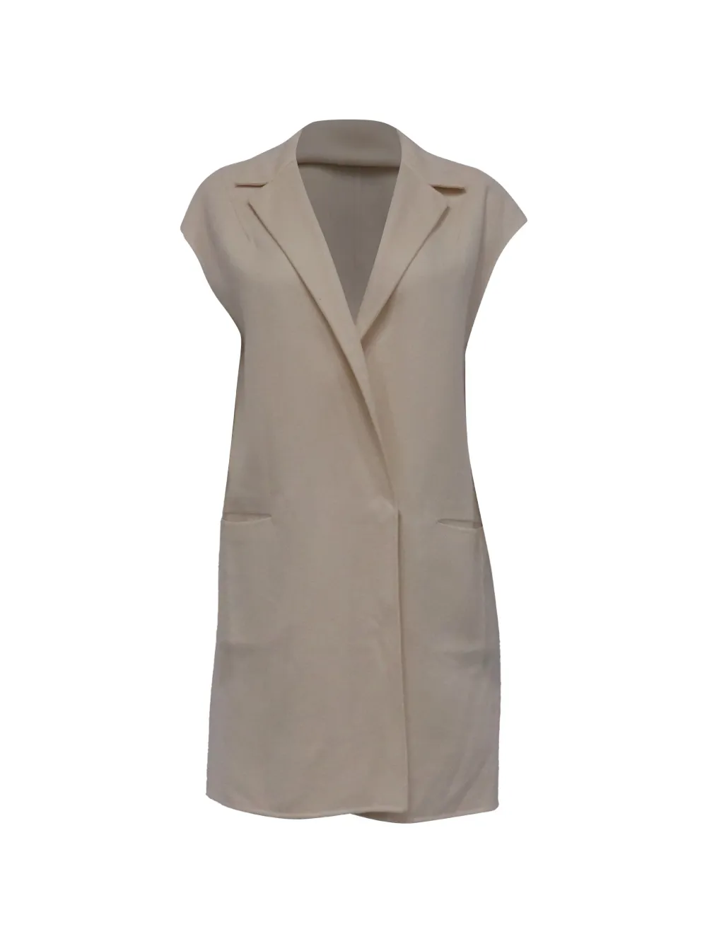 Loro Piana Pre-Owned pocketed sleeveless coat - Nude