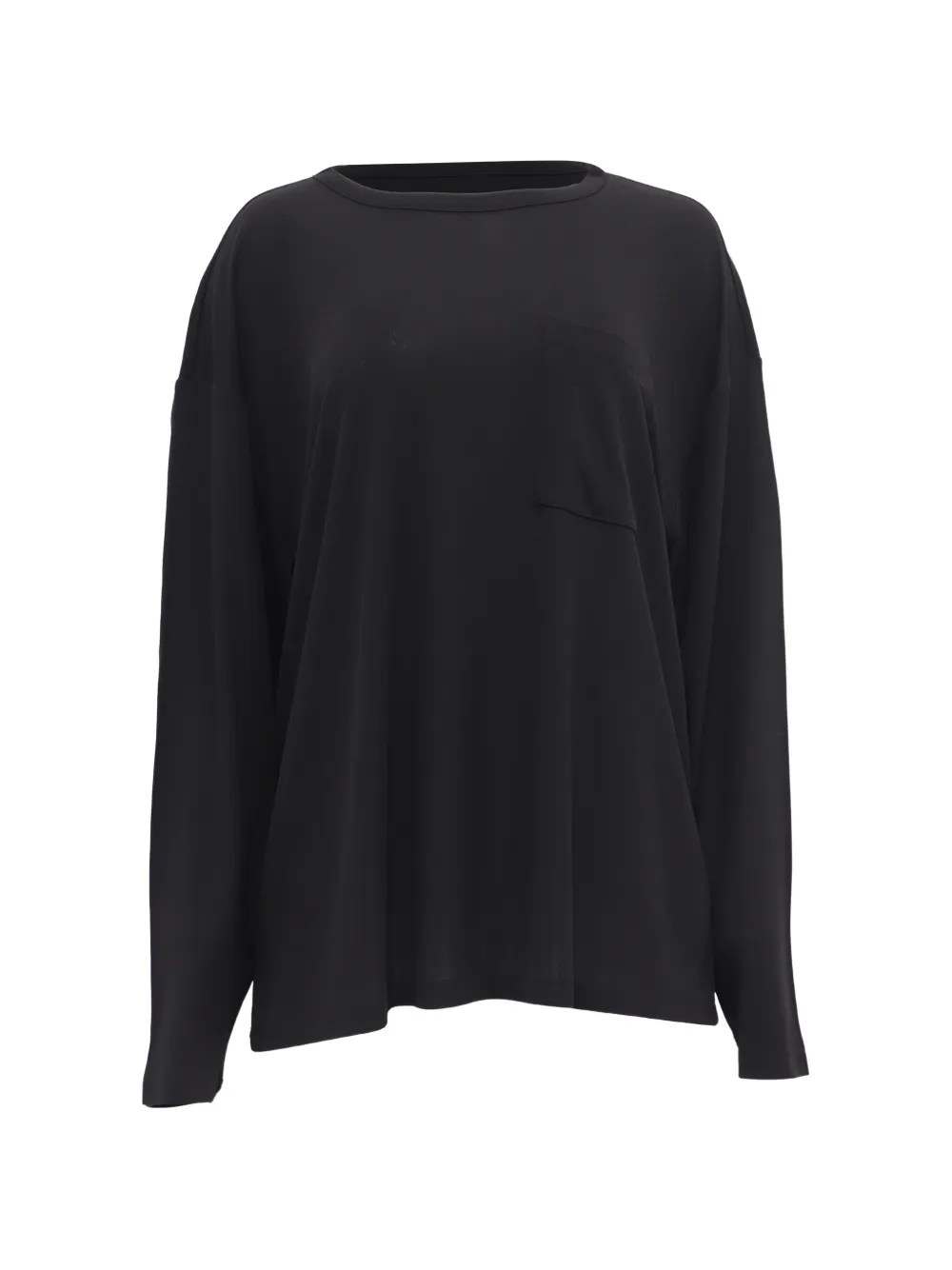 Pre-owned Khaite Long-sleeve Blouse In Black