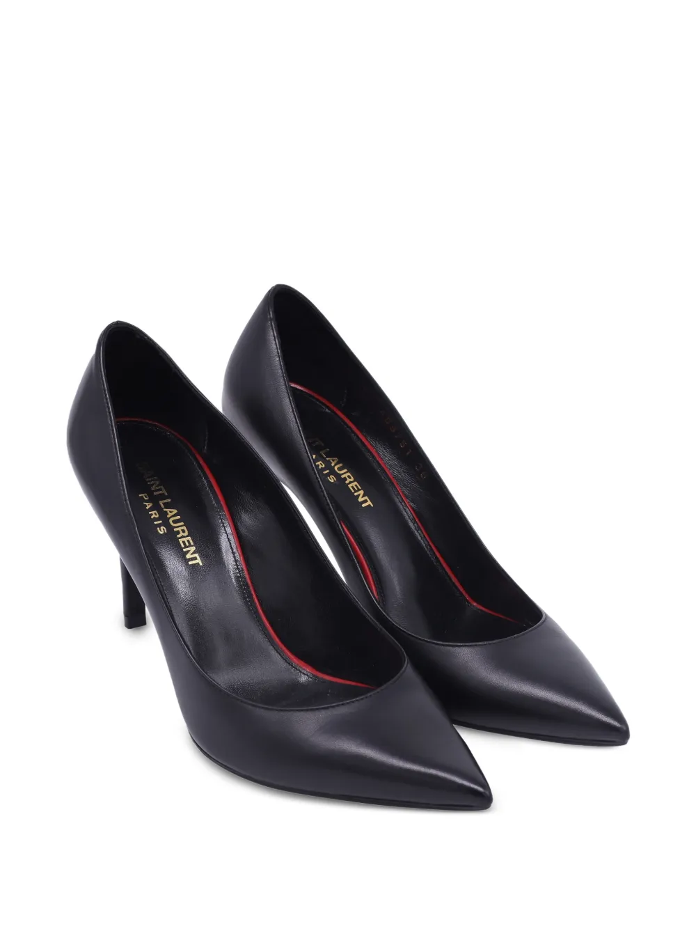 Saint Laurent Pre-Owned Anja pointed-toe pumps - Zwart