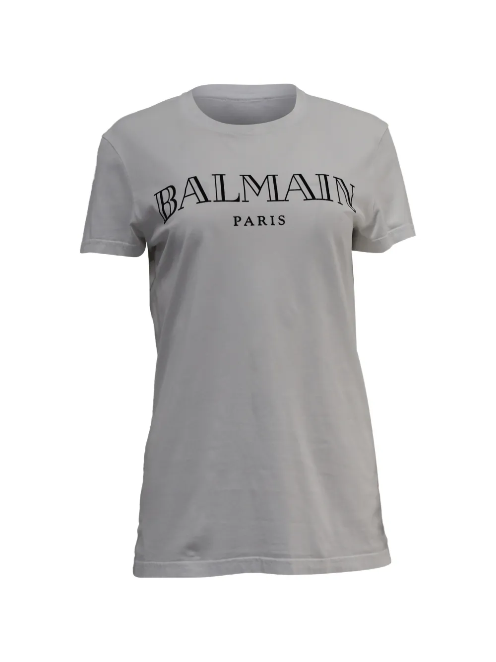 Balmain Pre-Owned logo-print cotton T-shirt - Bianco