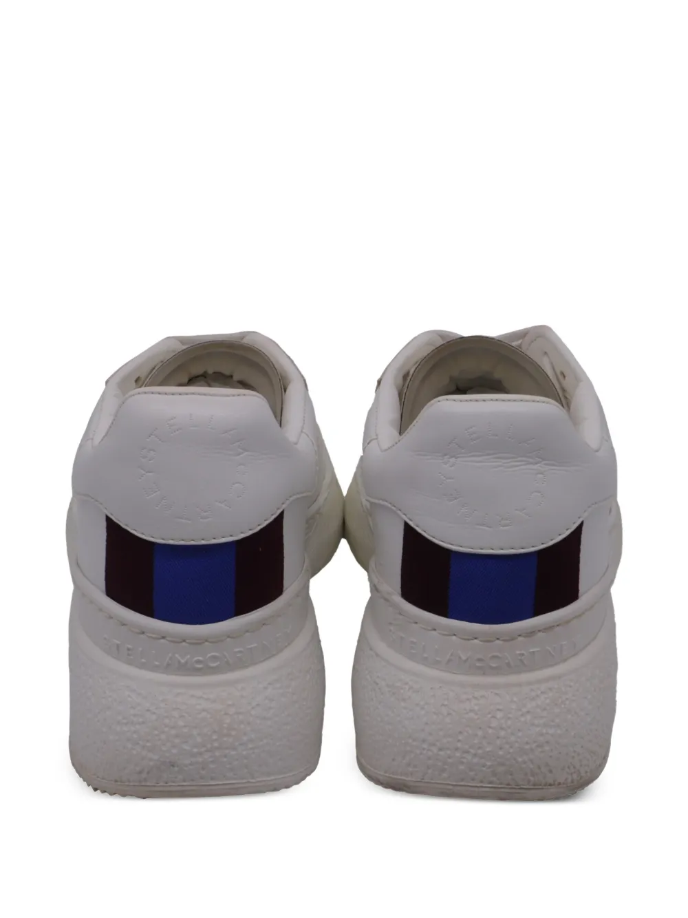  Stella Mccartney Pre-owned Loop Low-top Leather Sneakers - White 
