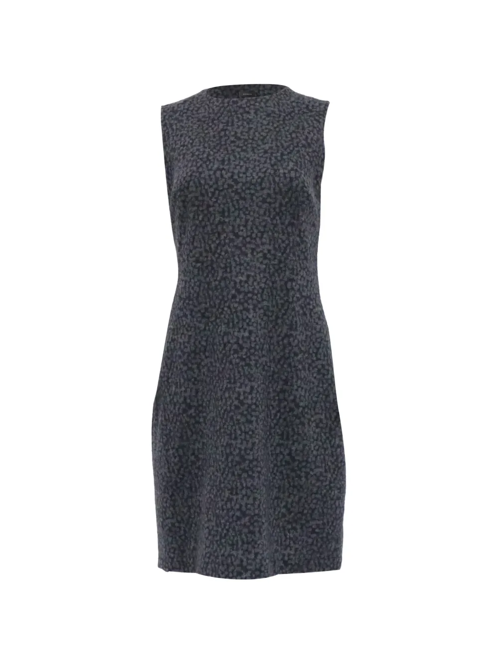 Akris patterned mini shift dress - Grigio