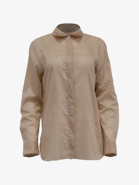 Theory hidden-buttoned shirt