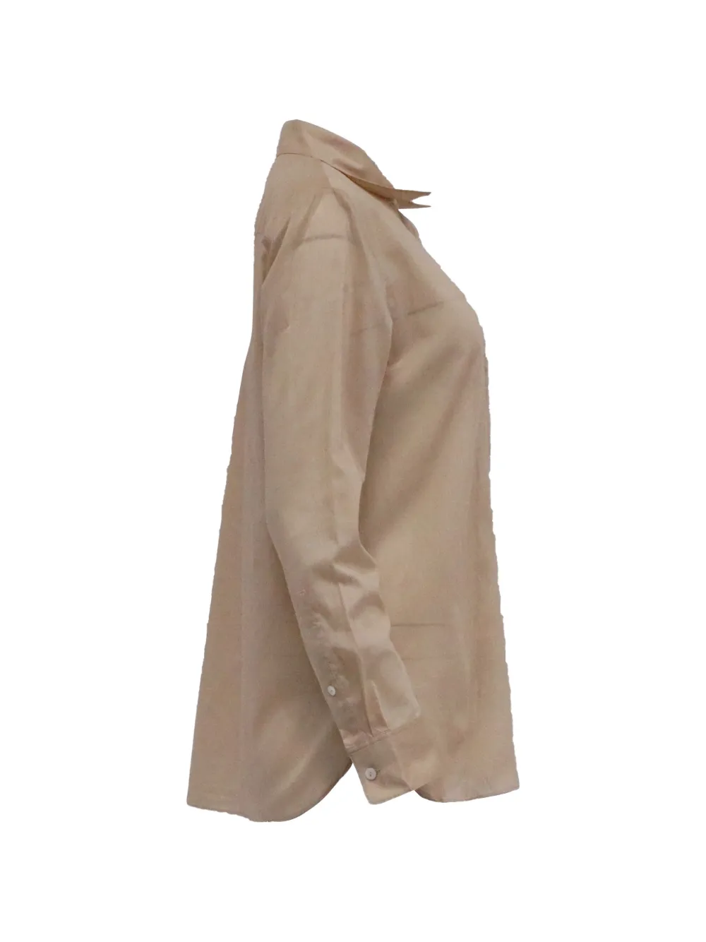  Theory Hidden-buttoned Shirt - Neutrals 