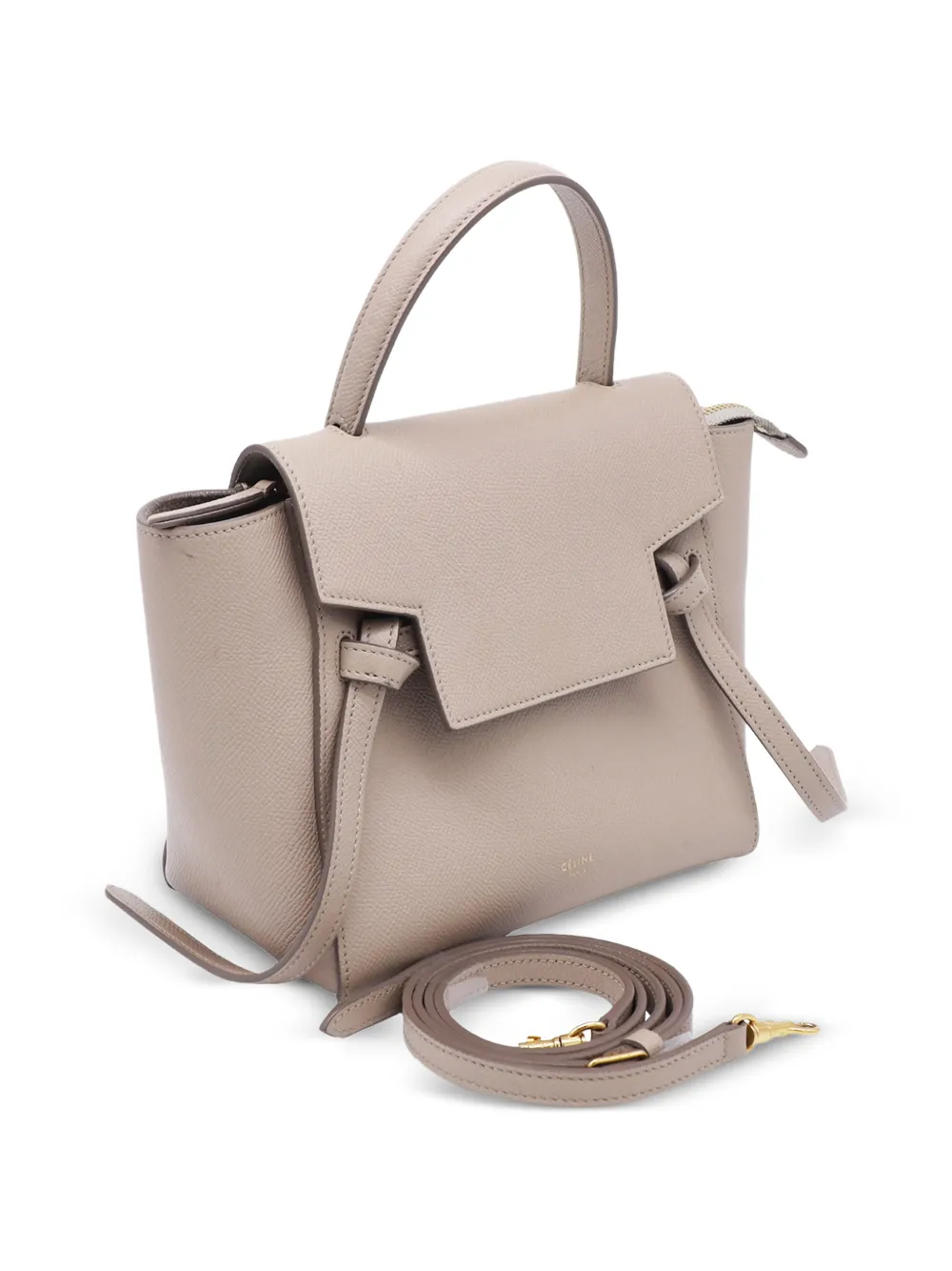 Celine Pre-Owned nano belt tote bag - Beige