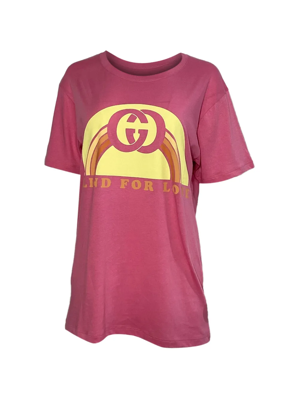 Gucci Pre-Owned printed graphic-print T-shirt - Rosa