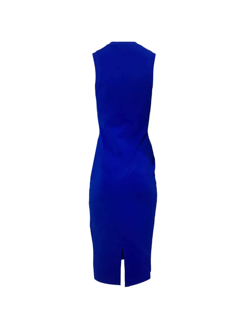 Victoria Beckham cut-out pointelle midi dress - Blauw