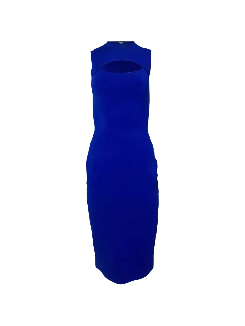 Victoria Beckham cut-out pointelle midi dress - Blu